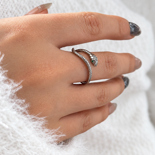 Anillo Serpiente White