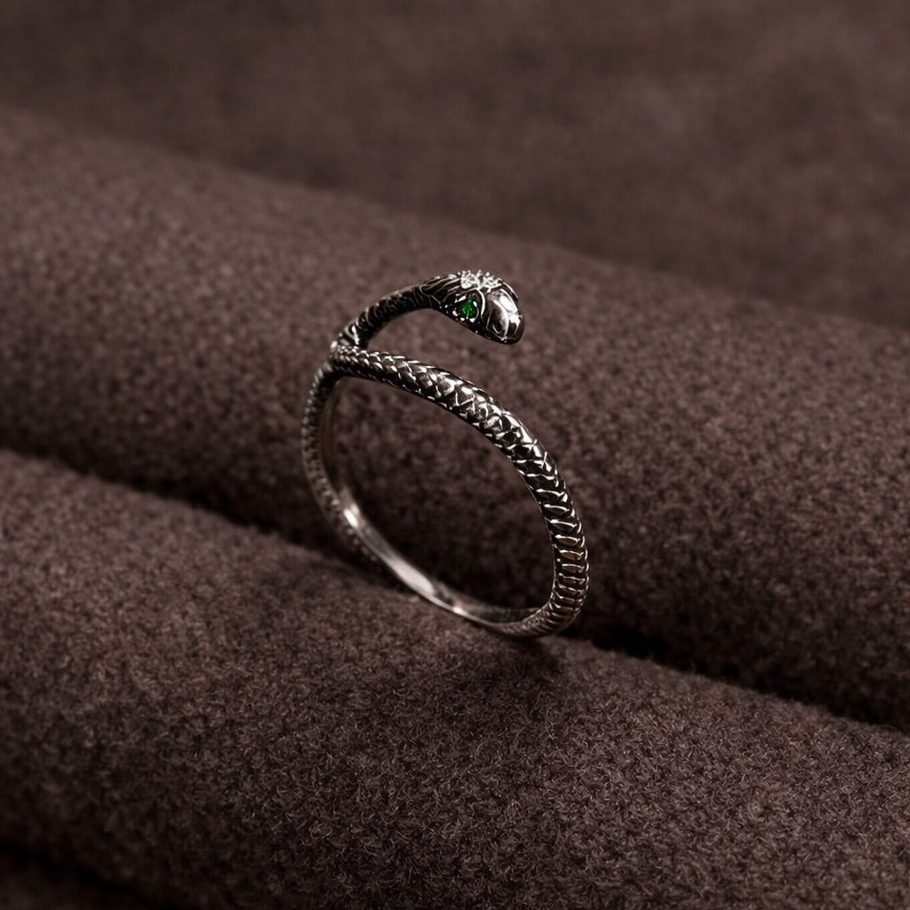 Anillo Serpiente Black