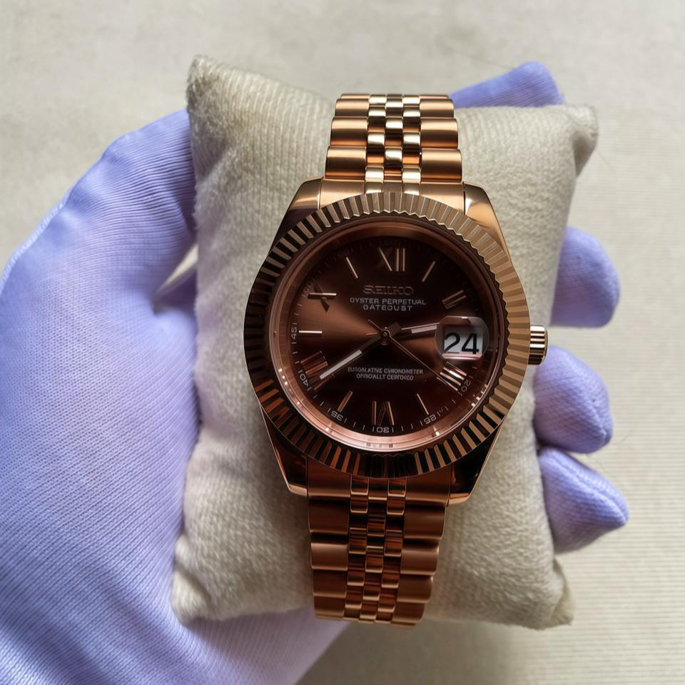 Reloj Seikomod dial chocolate