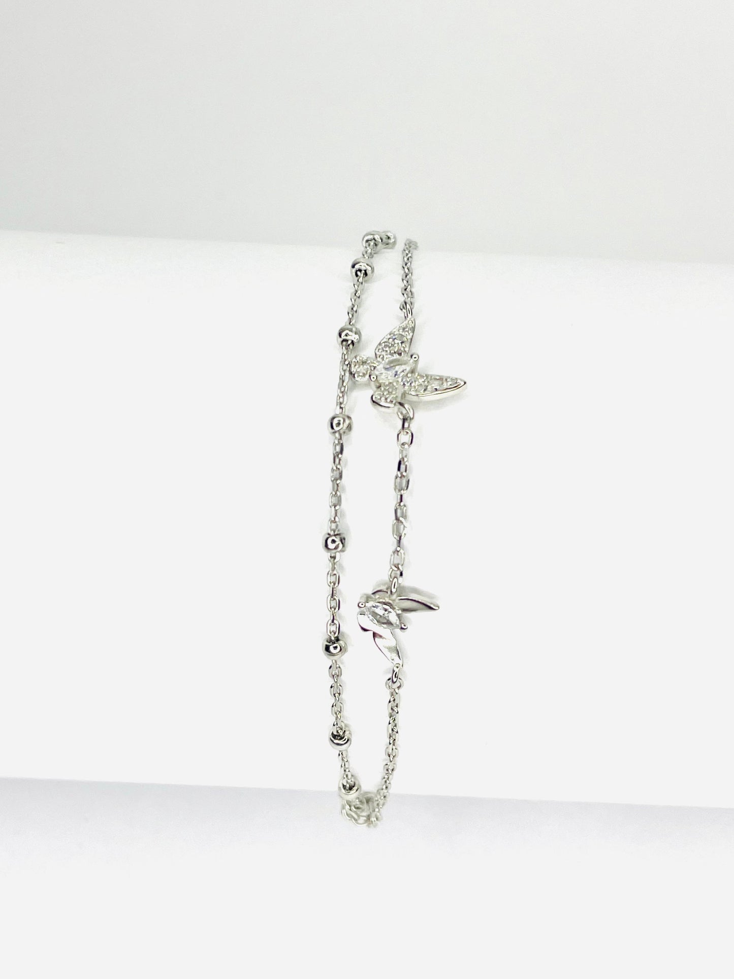 Pulsera Mariposa Doble Capa