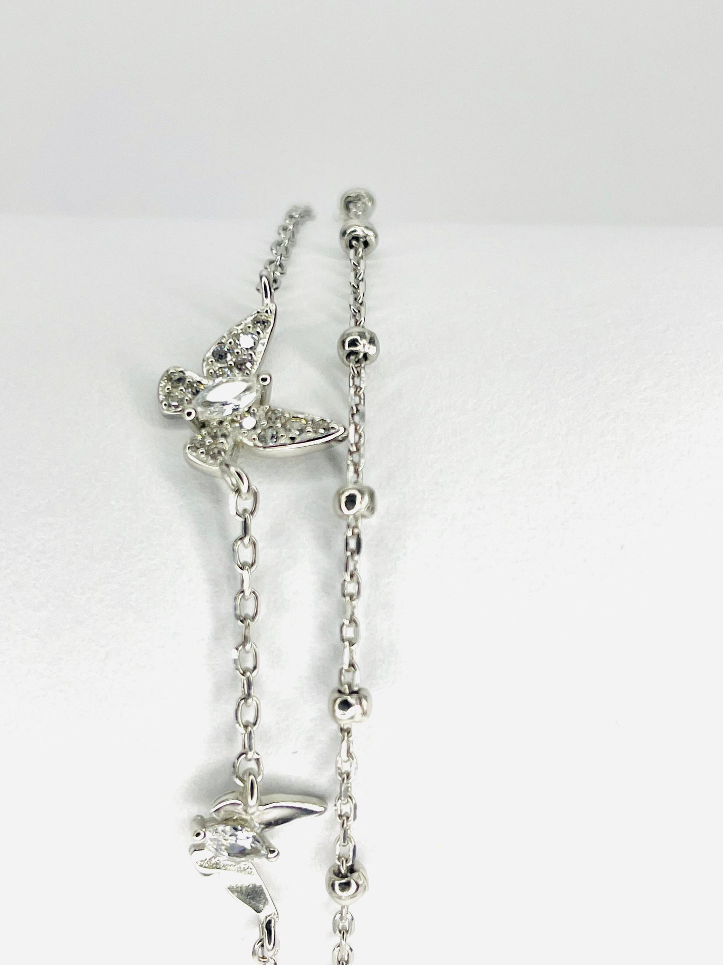 Pulsera Mariposa Doble Capa