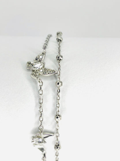 Pulsera Mariposa Doble Capa