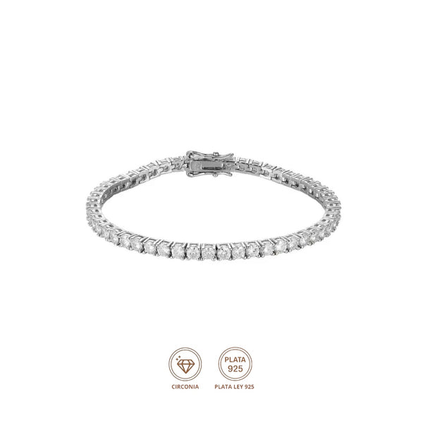 Pulsera tenis 4mm