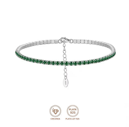 Pulsera Tenis verde