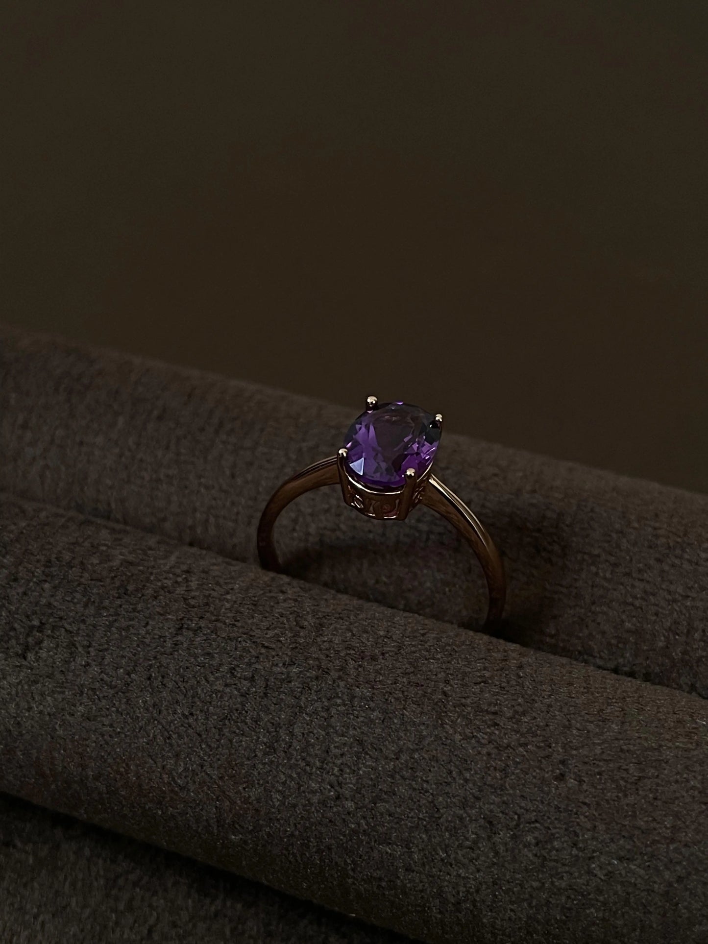 Anillo Marquise Gold Amatista