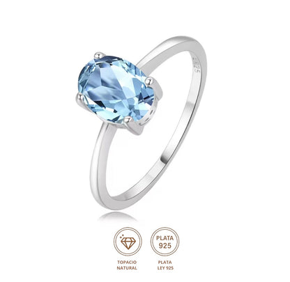 Anillo Marquise Topacio