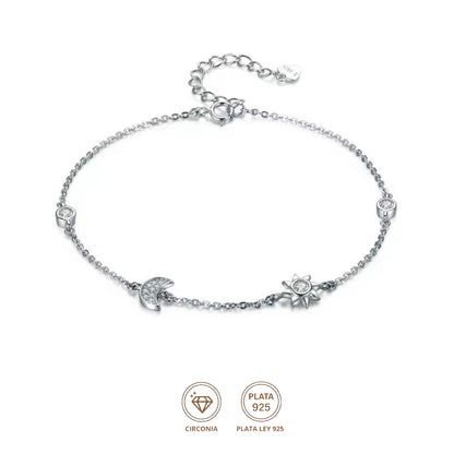 Pulsera Luna y Estrella