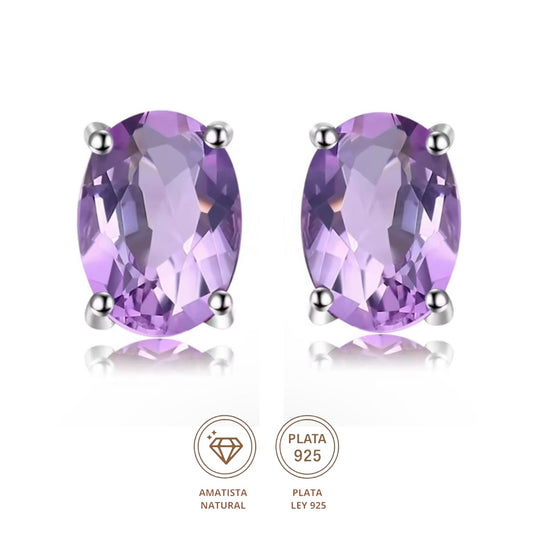 Aretes Marquise Amatista