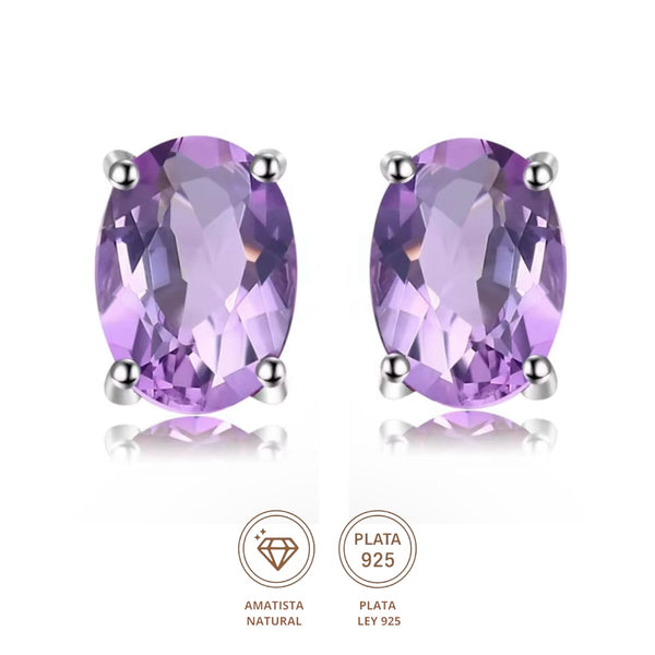 Aretes Marquise Amatista