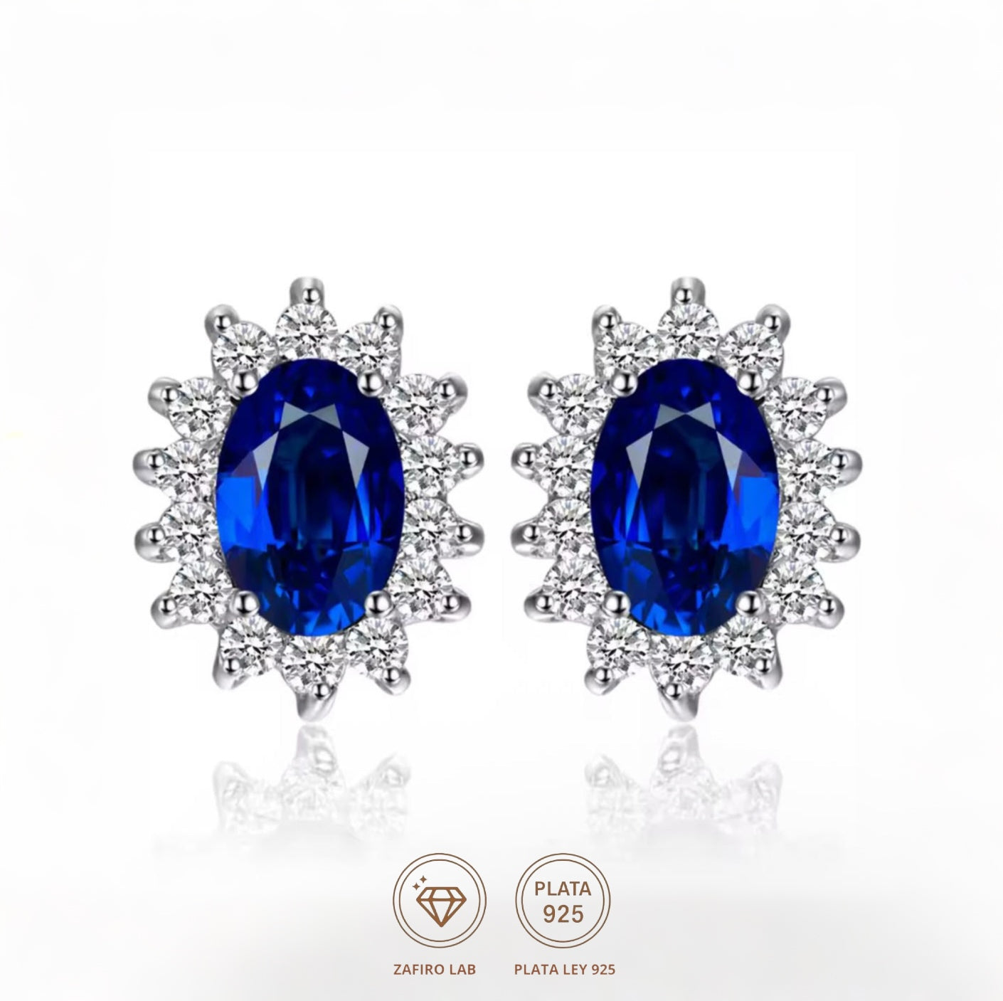 Aretes Princesse Zafiro