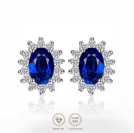 Aretes Princesse Zafiro
