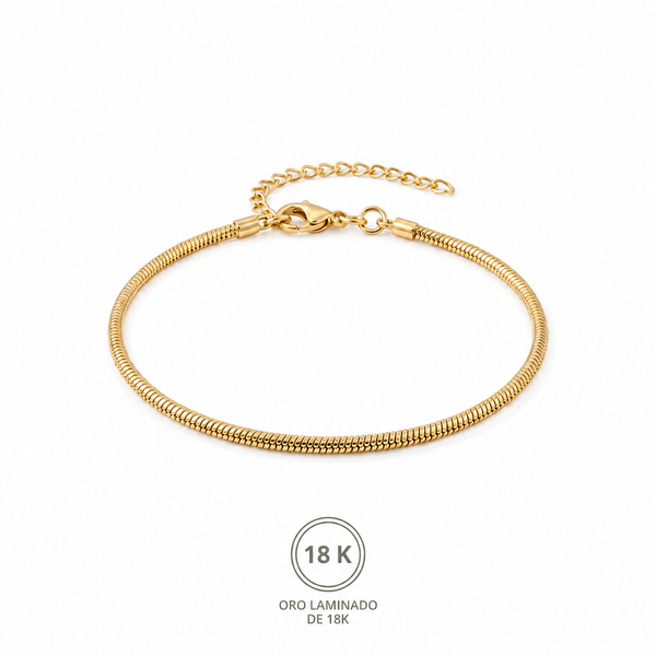 Pulsera cola raton diamantada