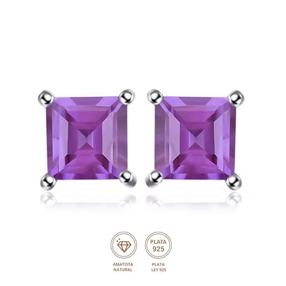Aretes Quad Amatista