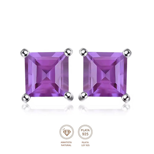 Aretes Quad Amatista