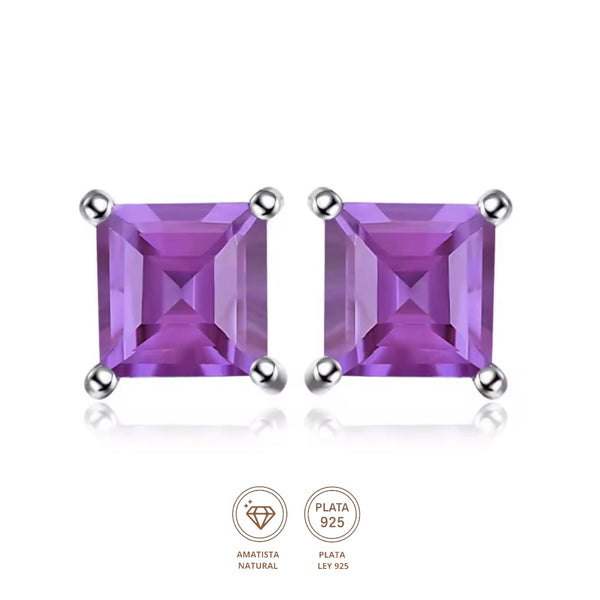 Aretes Quad Amatista