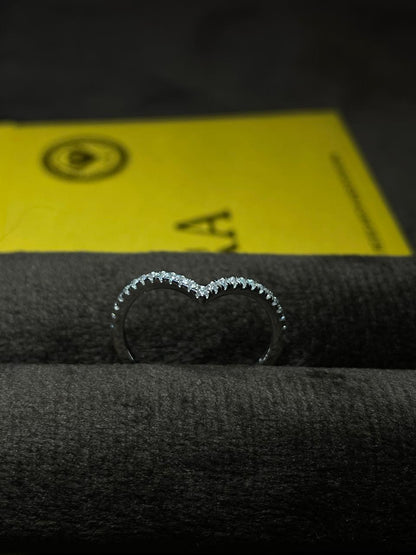 Anillo Vittoria Silver Moissanita