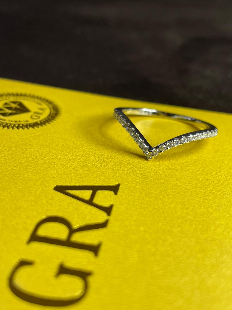 Anillo Vittoria Silver Moissanita