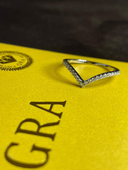 Anillo Vittoria Silver Moissanita