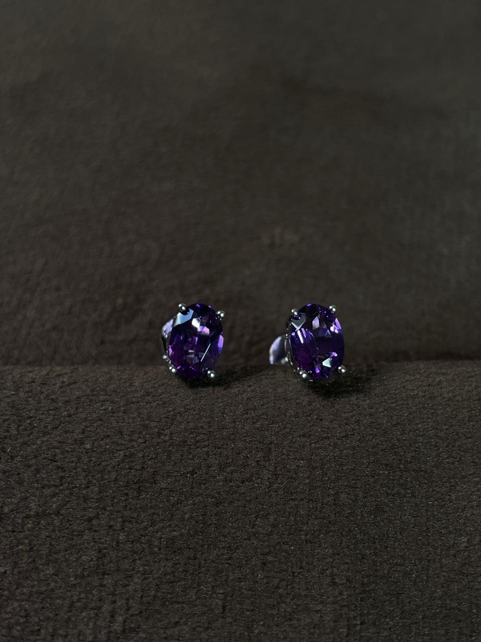 Aretes Marquise Amatista