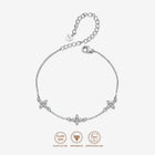 Pulsera Flor Moissanita