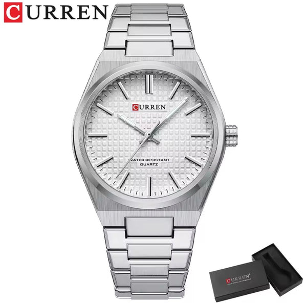 Reloj Curren Plateado Dial Silver 8439
