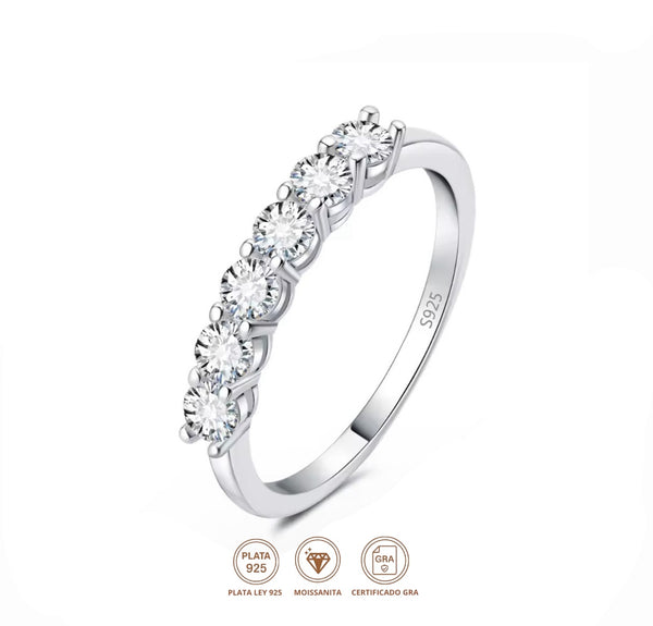 Anillo Eternal Moissanita