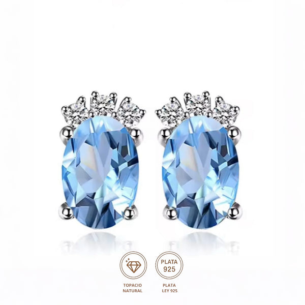 Aretes Ovoid Topacio