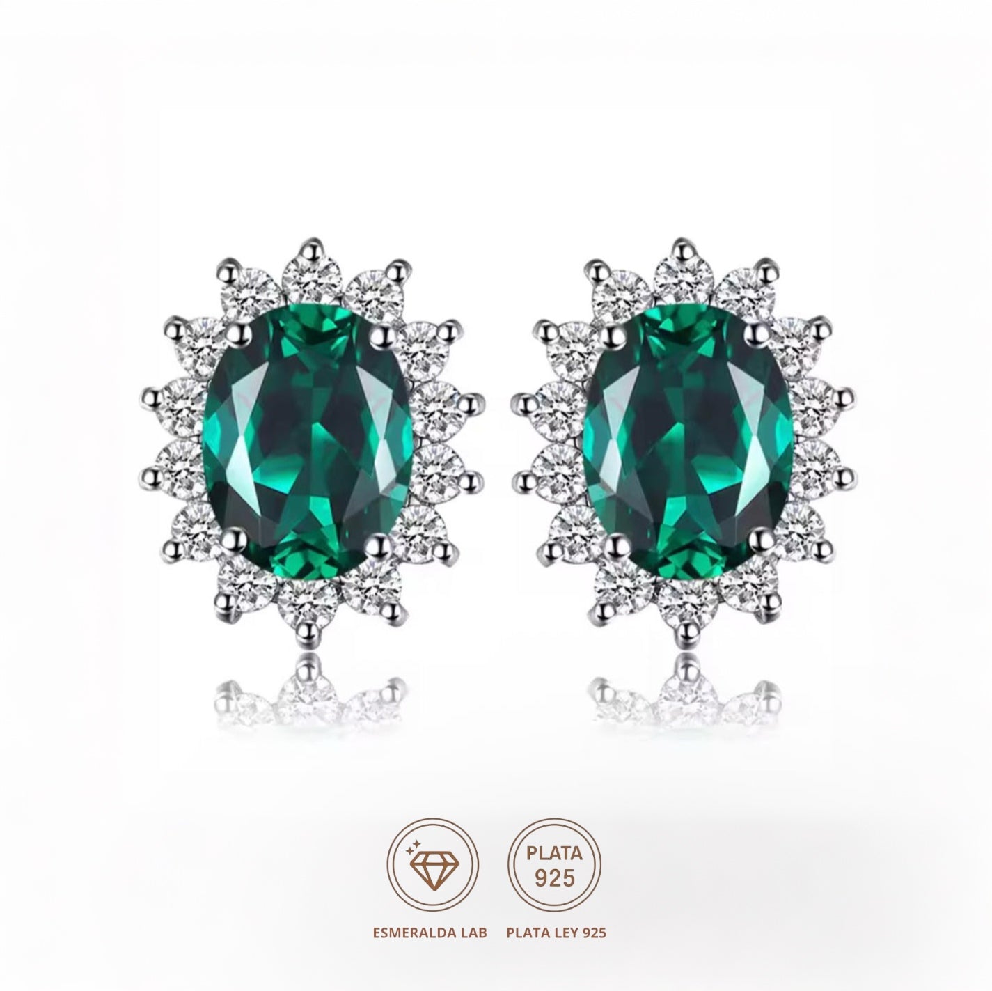 Aretes Princesse Esmeralda Lab