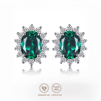 Aretes Princesse Esmeralda Lab