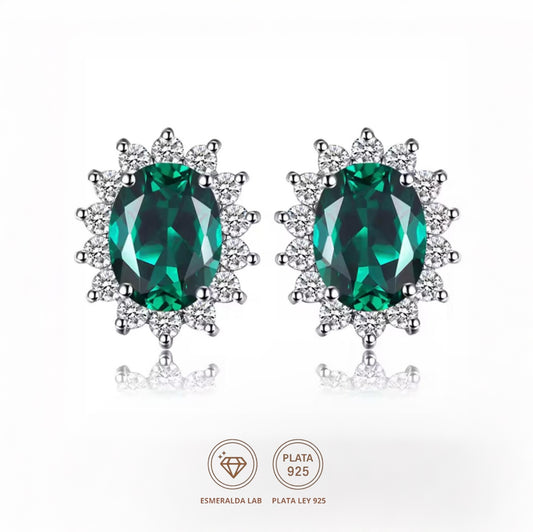 Aretes Princesse Esmeralda Lab