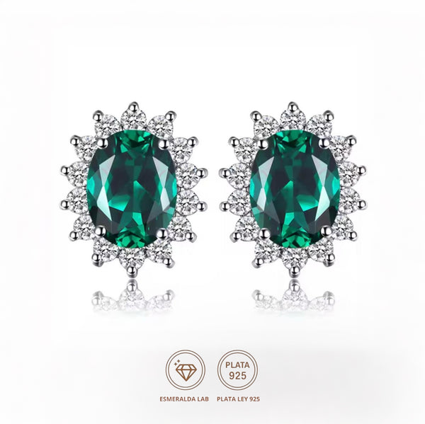 Aretes Princesse Esmeralda Lab