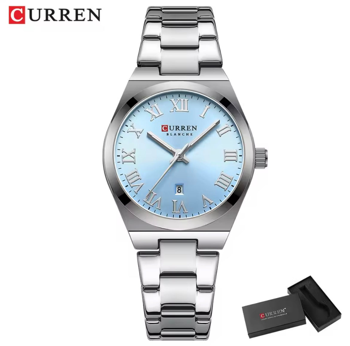 Reloj Curren Plateado 9095
