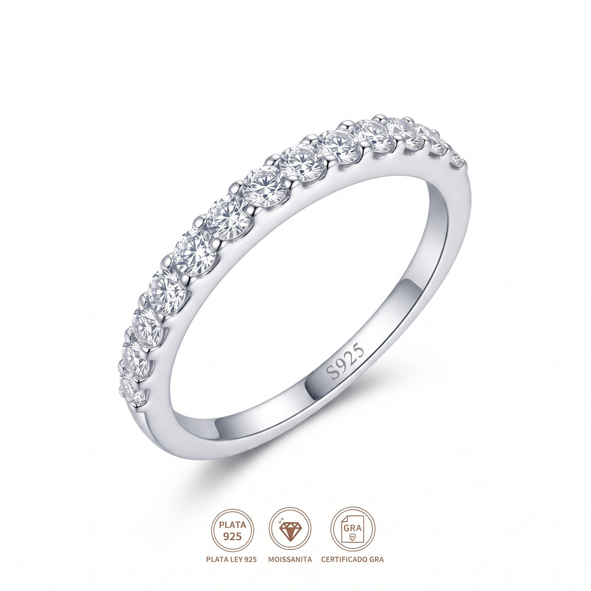 Anillo Aurora Moissanita