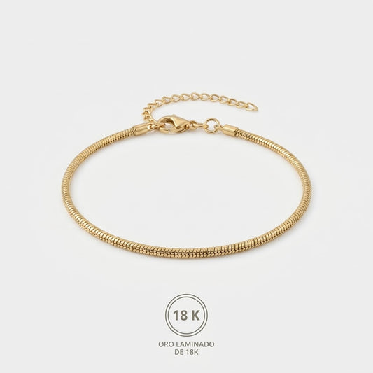 Pulsera cola raton diamantada