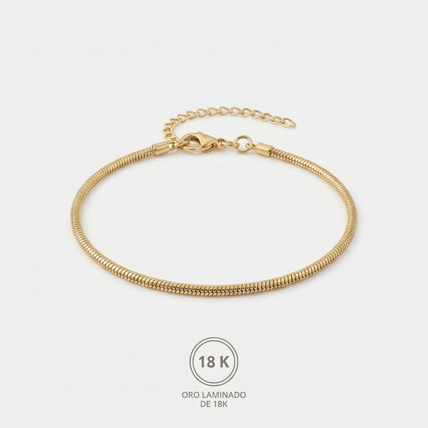 Pulsera cola raton diamantada