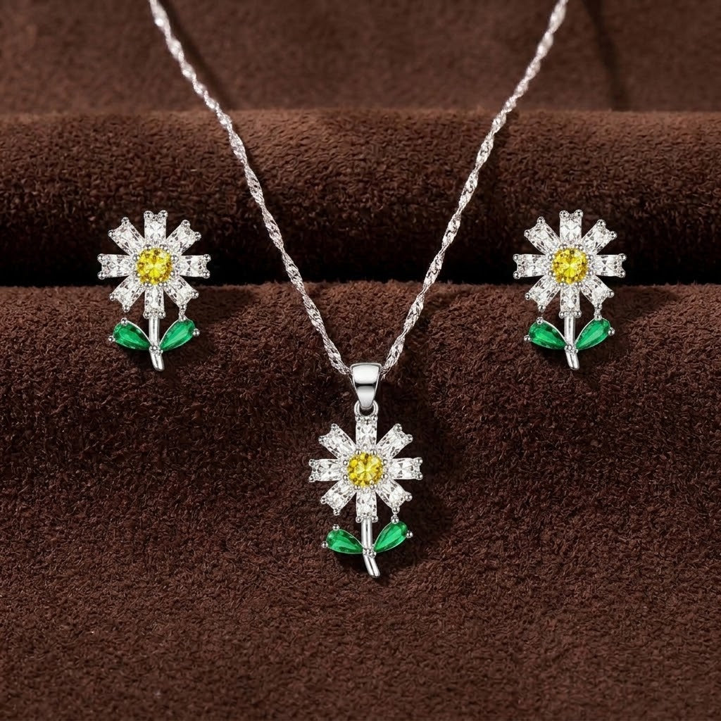 Conjunto flor margarita