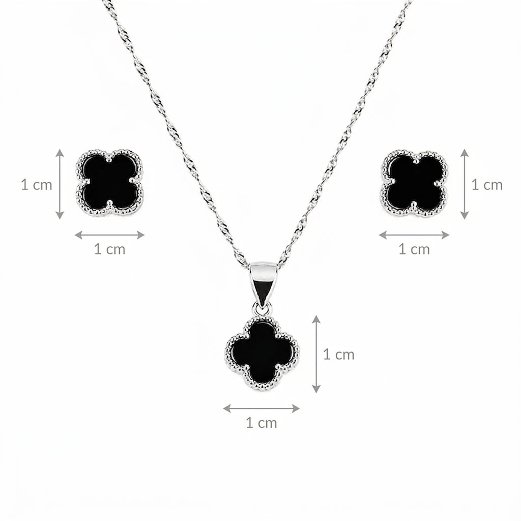Conjunto trebol negro