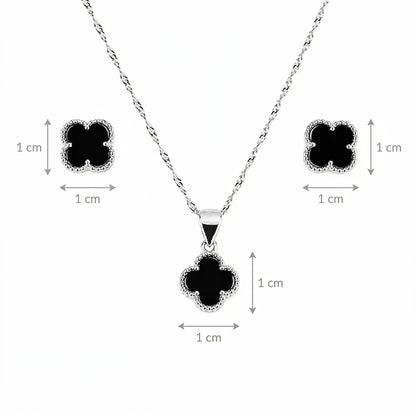 Conjunto trebol negro