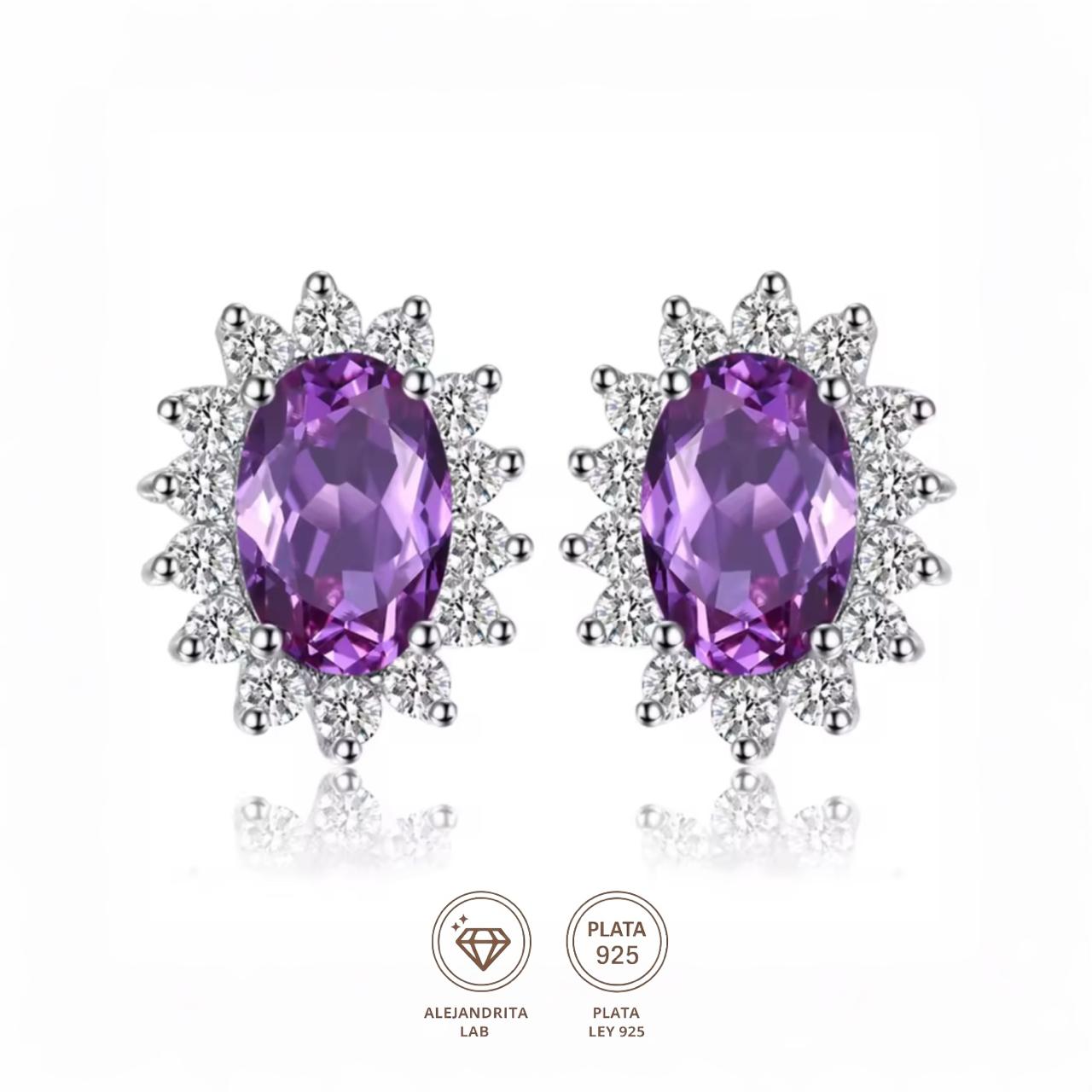 Aretes Princesse Alejandrita lab
