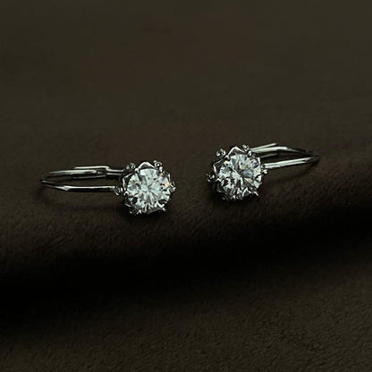 Aretes Imperium Moissanita