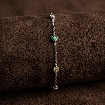 Pulsera Arcoíris Floral
