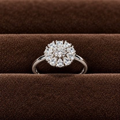 Anillo Flor Cristal