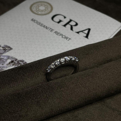 Anillo Eternity Moissanita