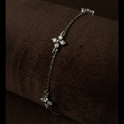 Pulsera Flor Moissanita